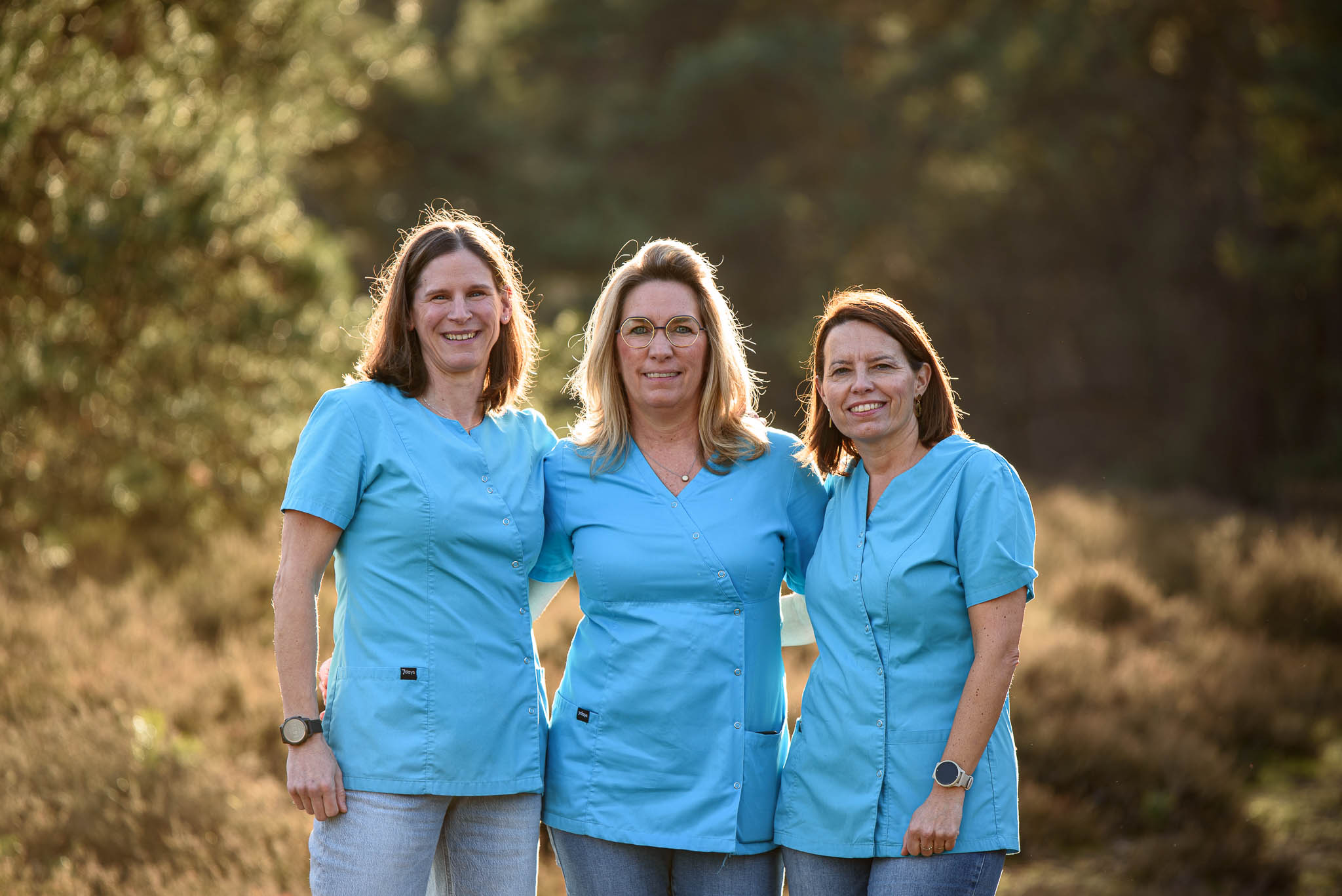 Groepsfoto van het team van thuisverpleging VerZorg