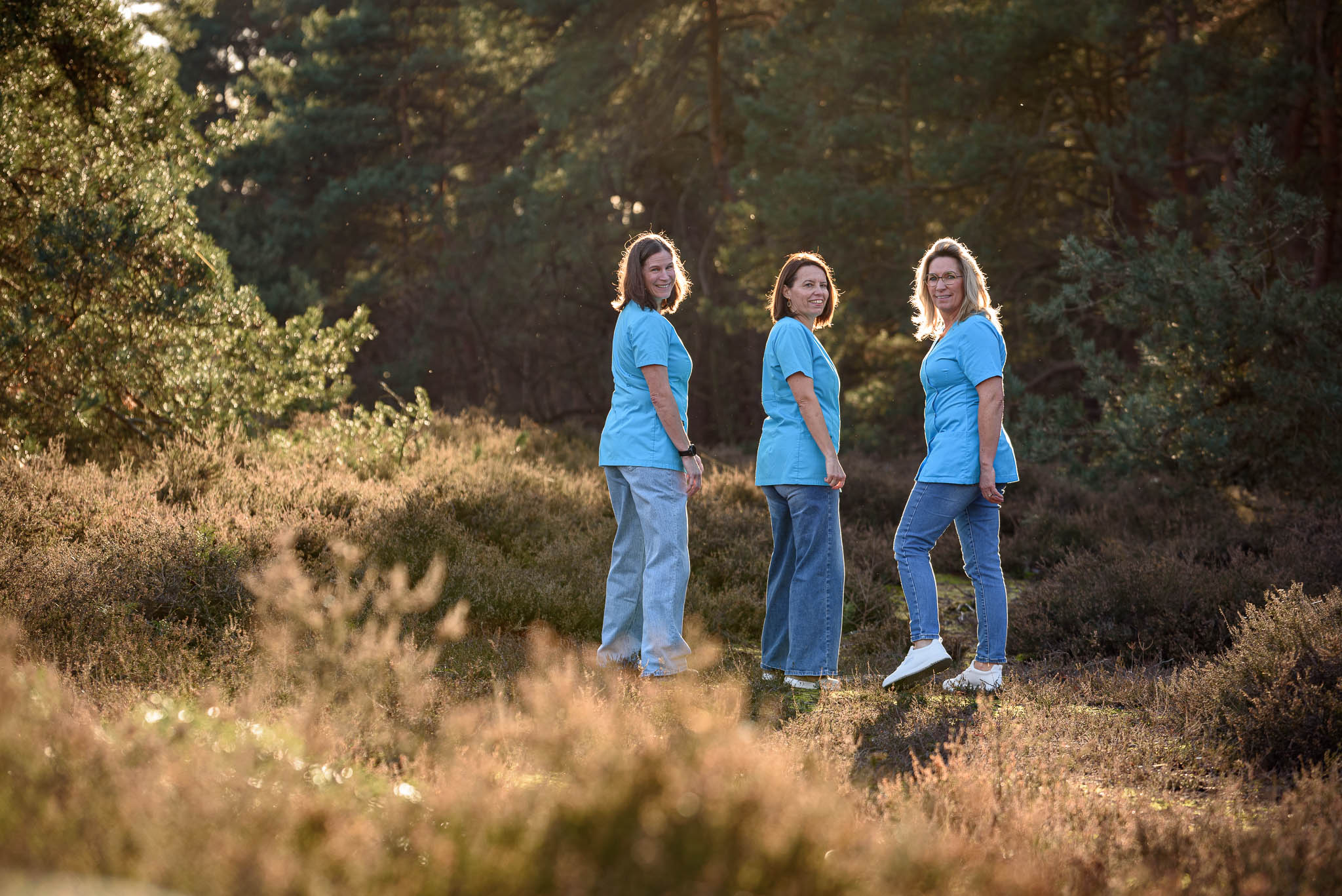 Het team van thuisverpleegkundigen van VerZorg