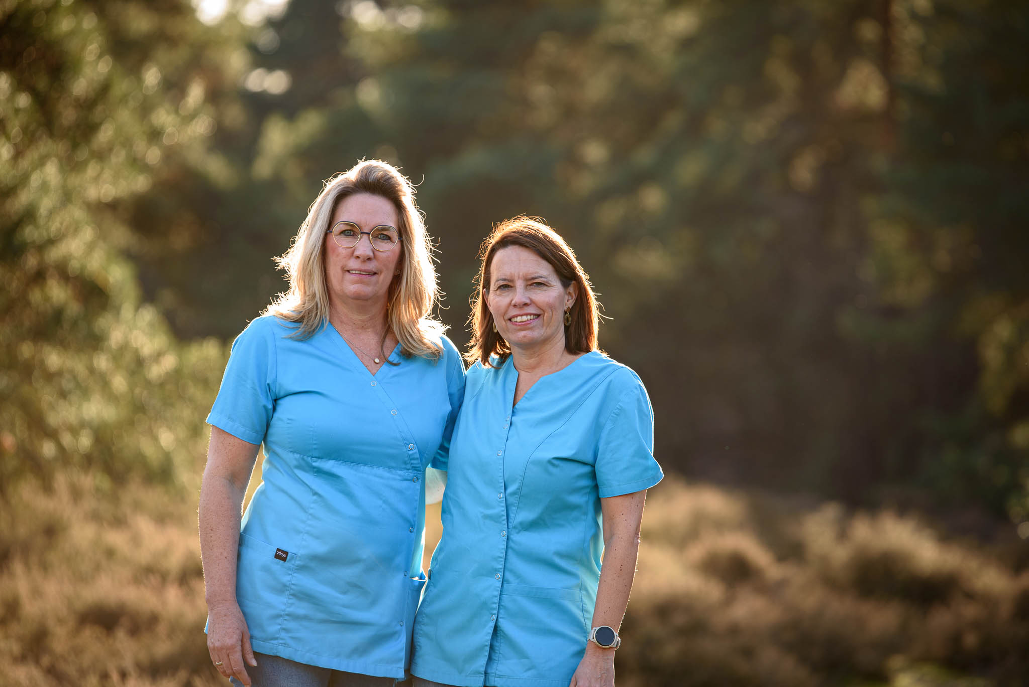 Het team van thuisverpleging verzorg